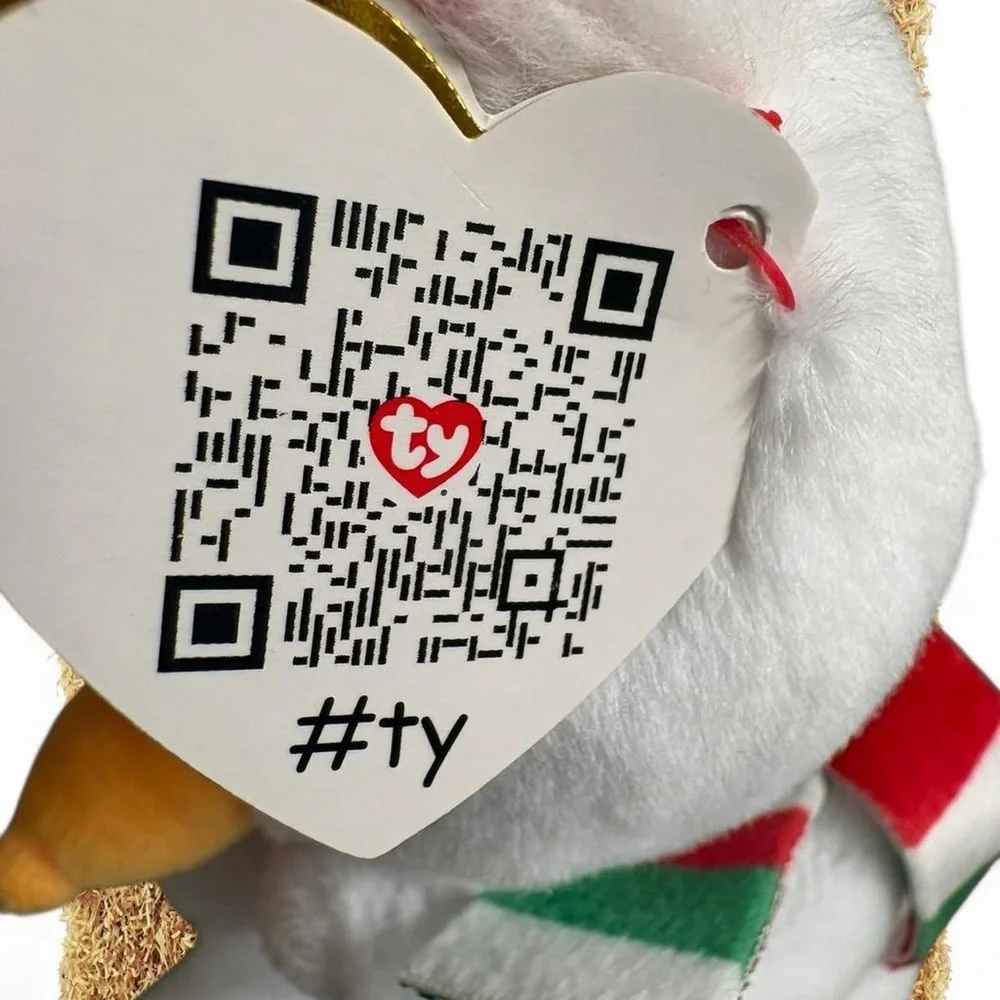 Ty Beanie Boos Brrrnard the Snowman(Small Blue Stain on leg) #snowman #christmas - Picture 6 of 7